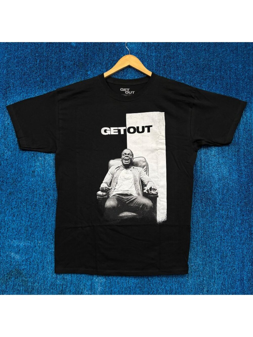 Get Out Jordan Peele Horror Thriller Theater Poster Tee L
